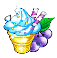 Symbol Blue ice cream