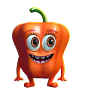 Symbol Big Orange Pepper