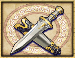 Symbol Gold sword
