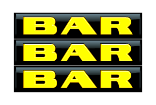 Symbol Bar Bar Bar